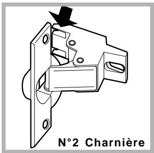 ARISTON CDE 129 - Accessoires montage porte (Fig.1-2-3-4-5). - 2