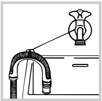 ARISTON CDE 129 - Raccordement du tuyau de vidange - 2