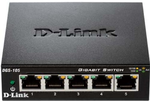 D-LINK DGS-105 - Composants de la façon - 1