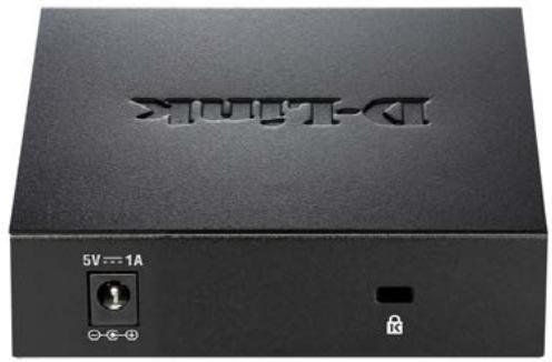 D-LINK DGS-105 - Connecteur d'alimentation CC : - 1