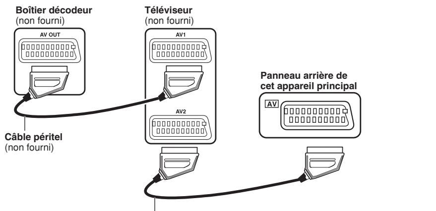 PANASONIC SC-PT 350 WEG - Connexion audio facultative pour boîtier décodeur - 1