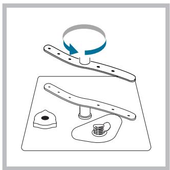 ARISTON LF 70 XF - Nettoyer les bras de lavage - 1