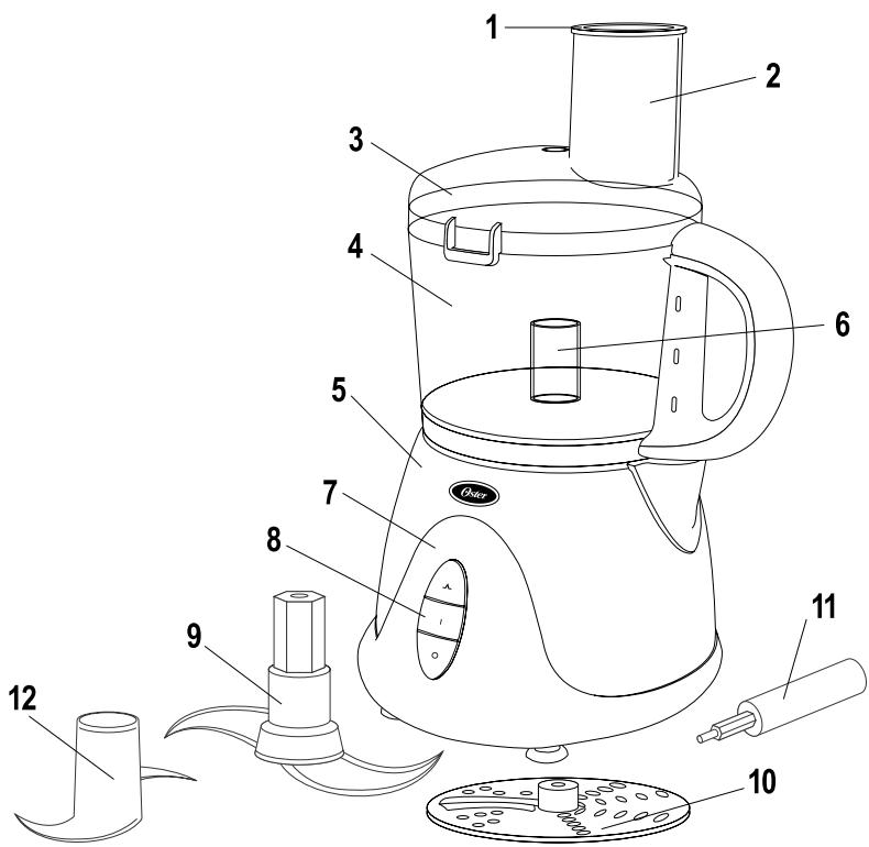 OSTER 3220-050 - ROBOT DE CUISINE - 1