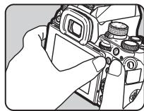 PENTAX KP - Réglage de l'angle de l'écran - 1