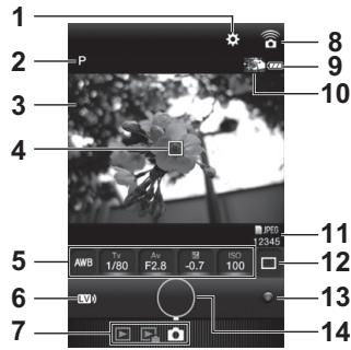 PENTAX KP - Prise de vue avec un dispositif de communication - 1