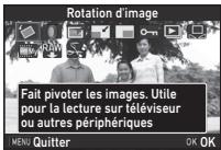PENTAX KP - Éléments de la palette du mode lecture - 1