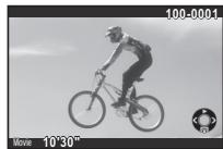 PENTAX KP - Affichez la série video à dire dans l'affichage une image du mode lecture. - 1