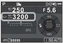 PENTAX KP - Changer la sensibilité en état de pause - 1