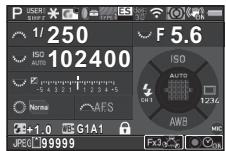 PENTAX KP - Écran de contrôle LCD - 1