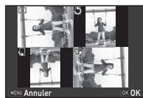 PENTAX KP - Utilisez ▲▼▲▶ pour sélectionner le sens de rotation souhaïte puis appuyez sur OK. - 1
