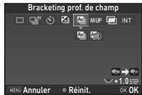 PENTAX KP - Bracketing prof. de champ - 1