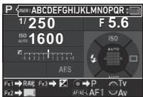 PENTAX KP - Positionnez le selecteur de mode sur U1 à U5. - 1
