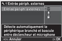 PENTAX KP - Utiliser un microphone ou un déclencheurouple - 2