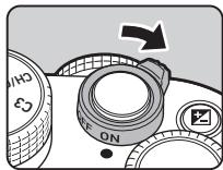 PENTAX KP - Placez l'interrupteur principal sur [ON]. - 1