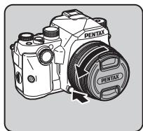 PENTAX KP - Pour retiret I'objectif - 1