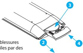 ILUV IMM9400 - Installation des piles - 2