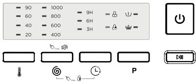DARTY LAVE-LINGE-TOP-PTL6100 - Control Panel - 2