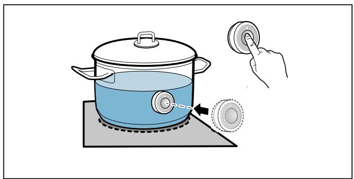 GAGGENAU CX492101 - Mettez en place la sonde de température sans fil - 1