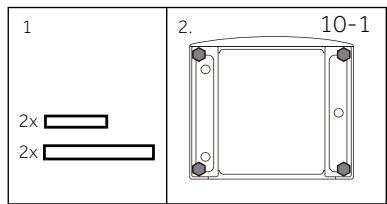 HAIER HW80-B14939S8 - EN OPTION: Installation des pads de réduction de bruit - 1