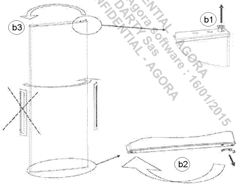 VESTFROST UFV 251 NF - Changement du sens d'ouverture de la porte - 2