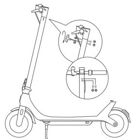 Xiaomi Mi-Scooter-4Lite-2-en-Gen - Control Panel &amp; Power Button/Tableau de bord et bouton d'alimentation - 3