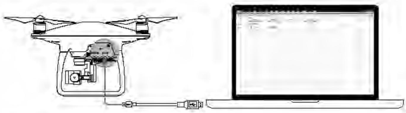 D-IIX PHANTOM 4 PRO - Port de données de laamera (Micro USB) - 1