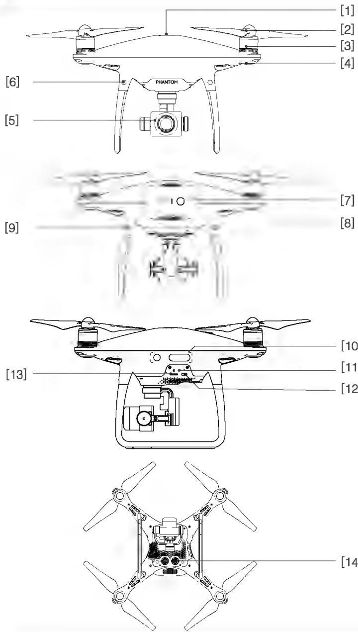 D-IIX PHANTOM 4 PRO - Scheme de l'appareil - 1