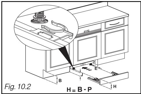 SAUTER SVH 61 JF1 - - REMONTAGE DE LA PLINTHE - 2
