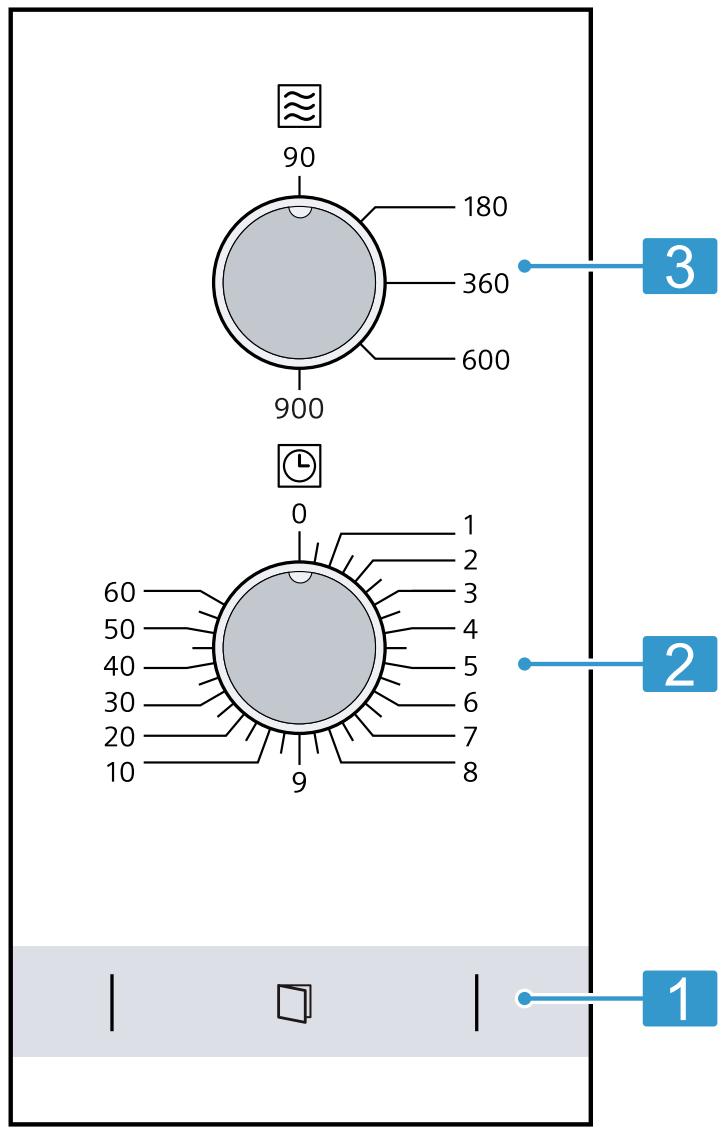 SIEMENS BF550LMRO - Bandeau de commande - 1