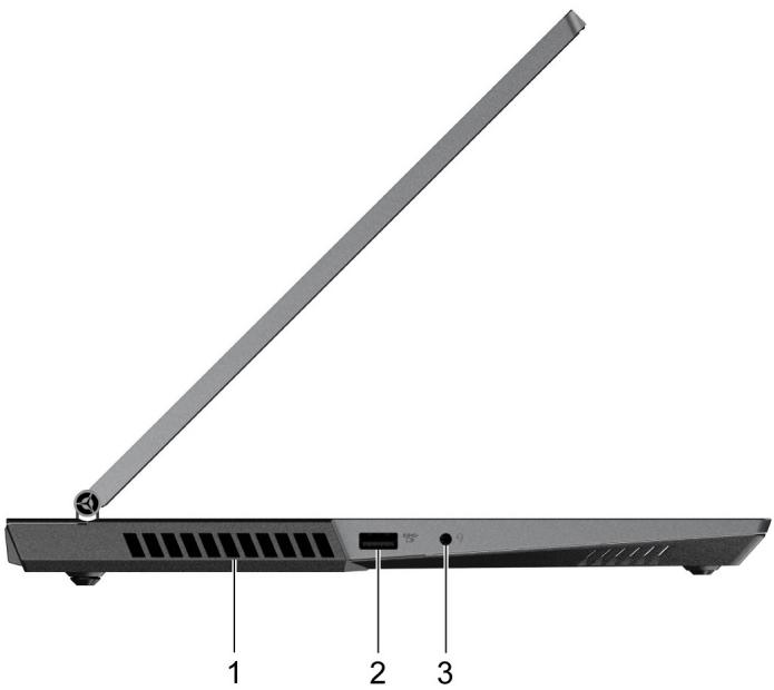 LENOVO Legion 5 ARH05H - Vue du côté gauche - 1