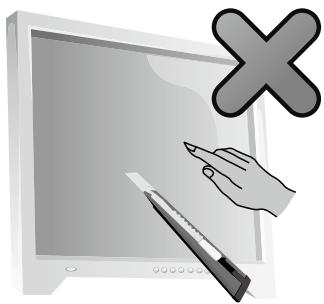 LENOVO Ideacentre510A-15ARR - ■ Précautions d'utilisation de l'écran tactile - 1
