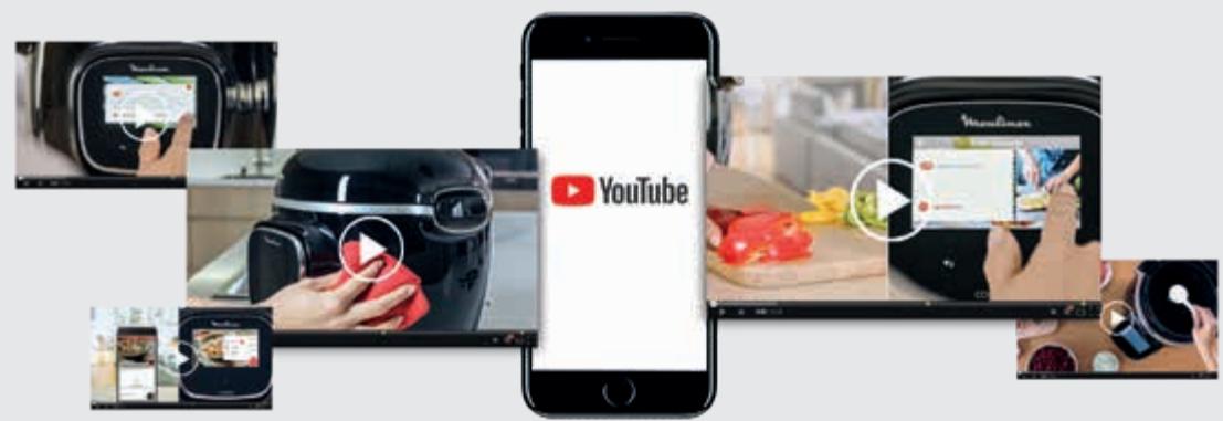 MOULINEX CE902800 - Discover many tutorials on the Moulinex YouTube channel To accompany you throughout the experience - 1