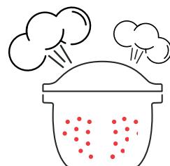 MOULINEX CE902800 - Safety in case of too much pressure: - 1