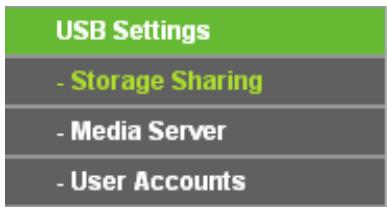 TP-LINK TL-WR710N - USB Settings - 1
