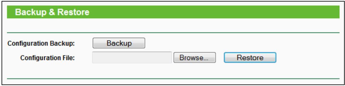 TP-LINK TL-WR710N - Backup &amp; Restore - 1