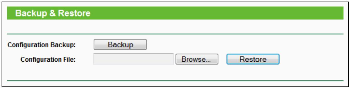 TP-LINK TL-WR710N - Backup &amp; Restore - 1