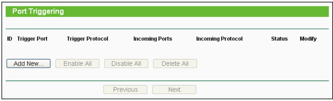 TP-LINK TL-WR710N - Port Triggering - 1