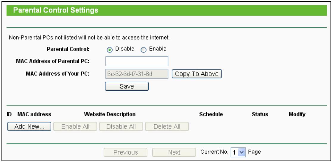 TP-LINK TL-WR710N - Parental Control - 1
