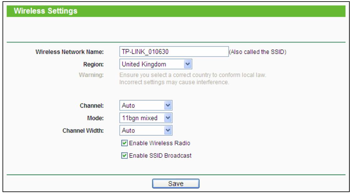 TP-LINK TL-WR710N - Wireless Settings - 1