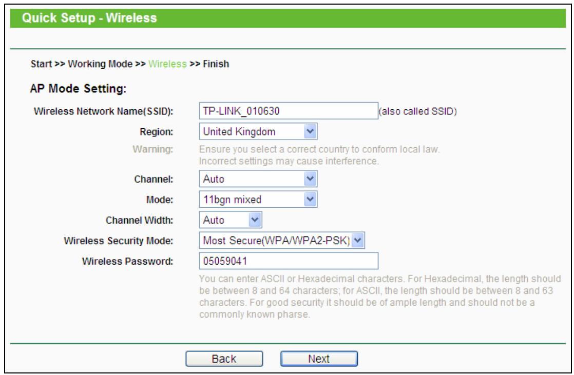 TP-LINK TL-WR710N - Access Point Mode - 1