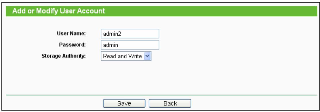 TP-LINK TL-WR710N - To add a new user account, please follow the steps below: - 1