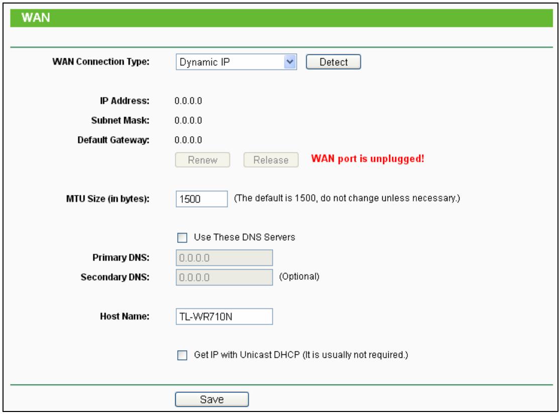 TP-LINK TL-WR710N - WAN - 1