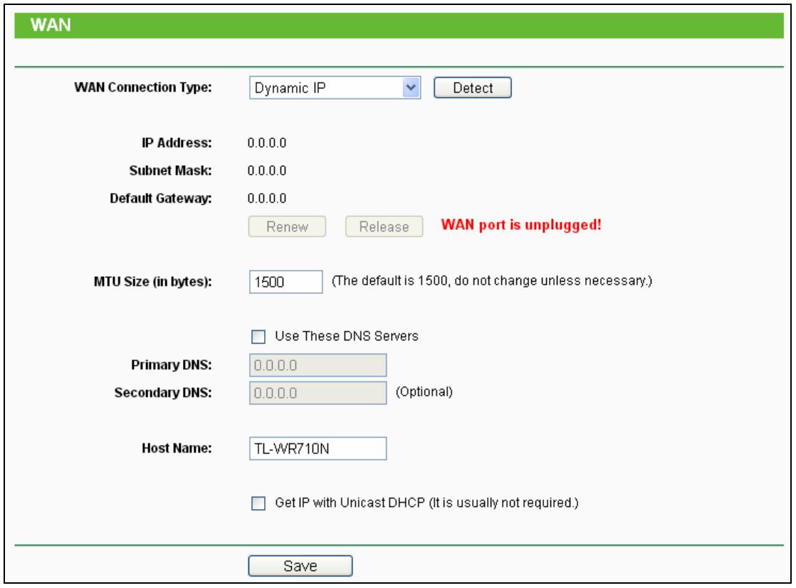 TP-LINK TL-WR710N - WAN - 1