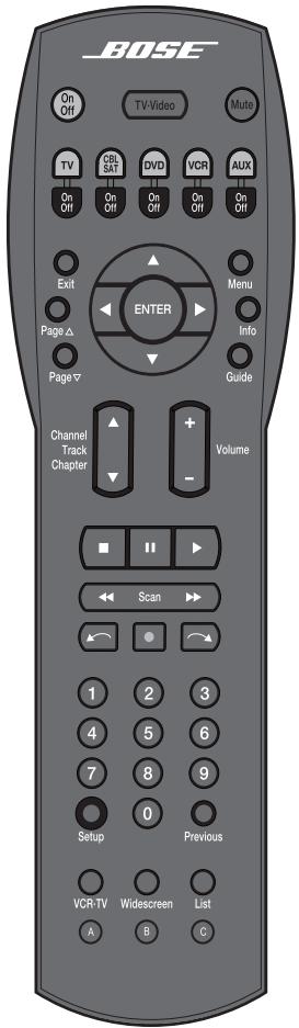 BOSER CINEMATE GS SILVER - Télécommande du CineMate® GS série II - 1