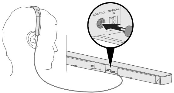 BOSE VirtuallyInvisible500 - Exécution de l'étalonnage audio ADAPTiQ® - 1