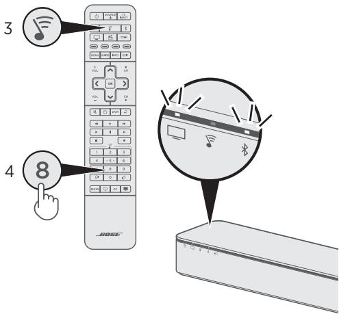 BOSE VirtuallyInvisible500 - Exécution de l'étalonnage audio ADAPTiQ® - 2