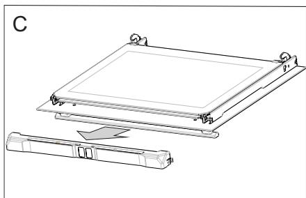 THOMSON TIMP62.3XTIMP62.3WH - Démontage de la vitre interieure - 2