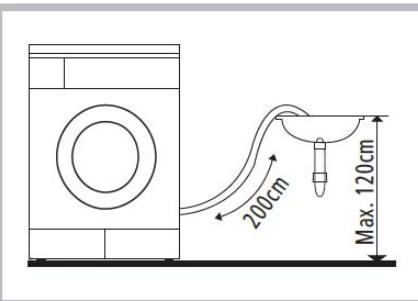 PROLINE HP80 - Installation du tuyau d'évacuation (pour évacuation directement l'eau de condensation) - 3