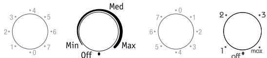 WHIRLPOOL ARC 6427 WH BLANC - Fonctions du bandeau de commande - 1