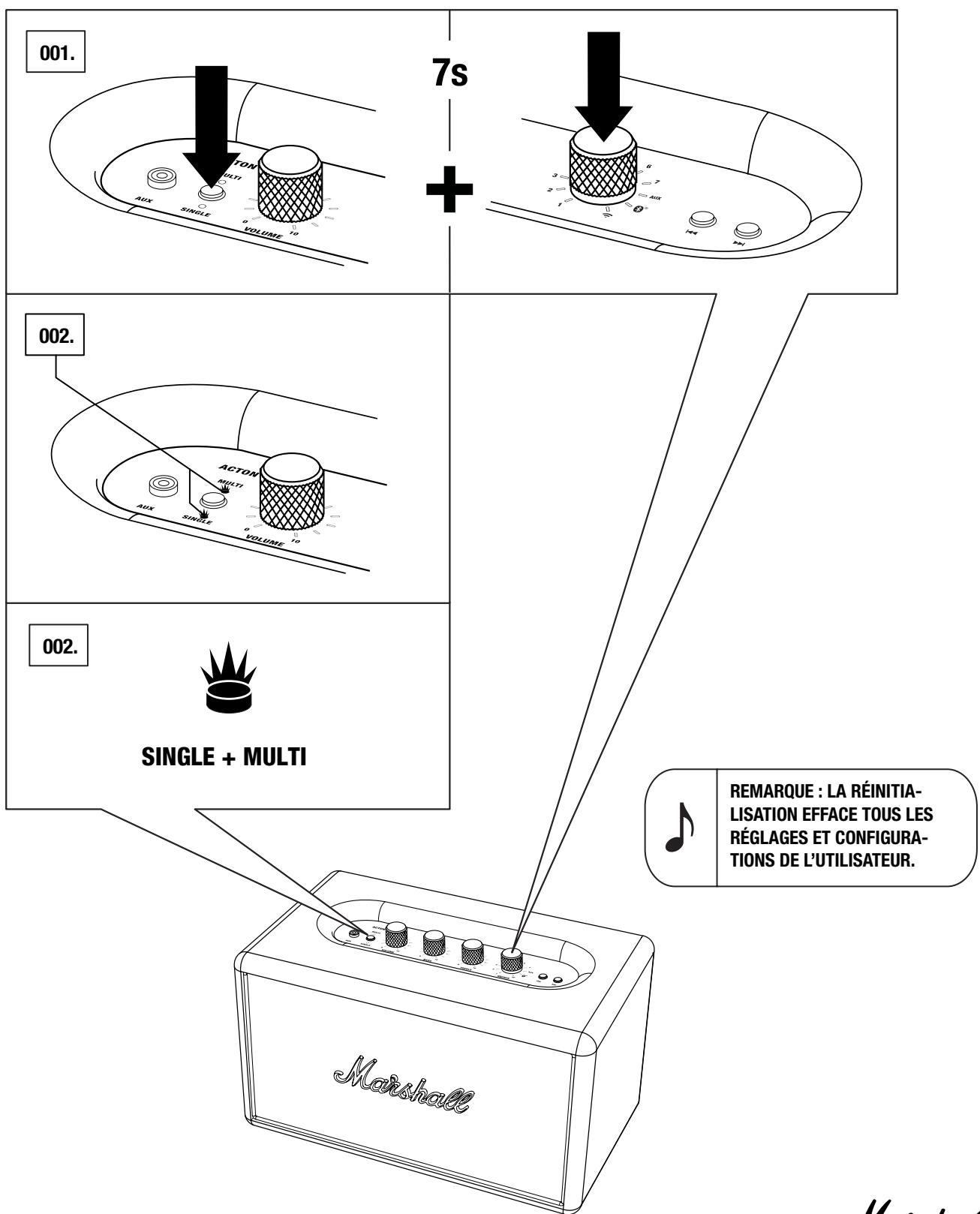 MARSHALL ACTON MULTI ROOM BLACK - DIFFUSION EN Wi-Fi VIA AirPlay - 2